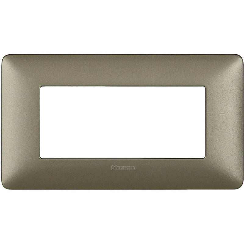 Placca Bticino Matix 4 moduli titanium AM4804MTA Placca Bticino Matix 4 moduli titanium AM4804MTA